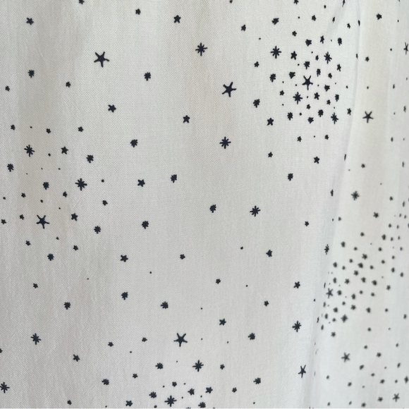 Maje Lacky Ruffle Star Printed Cupro Blouse Size 3 / Large NWT - Picture 12 of 16